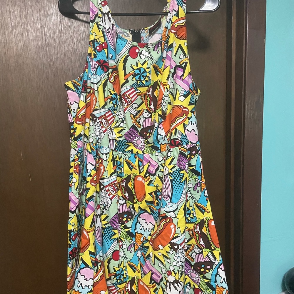 Folter size 1X junk food dress